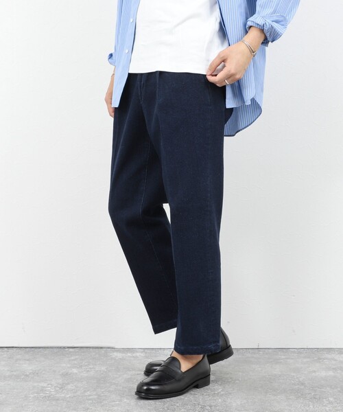 NOLLEY’S（ノーリーズ）の「デニムストレッチ セミワイドジャスト丈PT 26SS（その他パンツ・メンズ・ブラック/インディゴブルー・S/M/L/XL）」の5枚目の写真