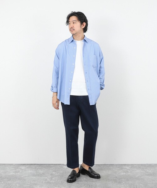 NOLLEY’S（ノーリーズ）の「デニムストレッチ セミワイドジャスト丈PT 26SS（その他パンツ・メンズ・ブラック/インディゴブルー・S/M/L/XL）」の9枚目の写真