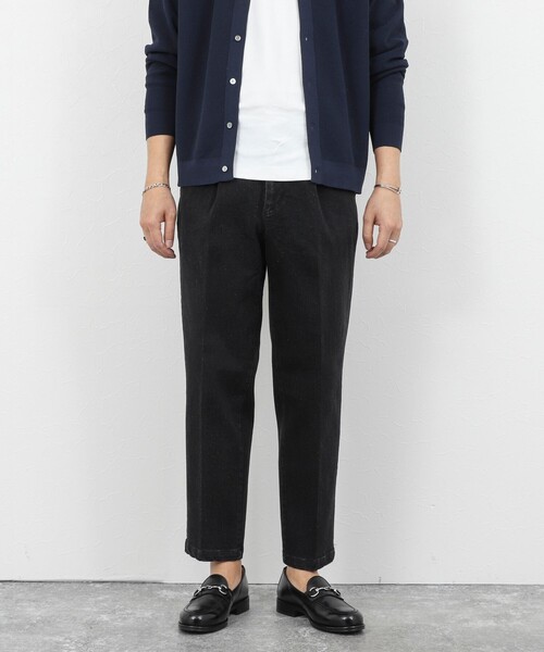 NOLLEY’S（ノーリーズ）の「デニムストレッチ セミワイドジャスト丈PT 26SS（その他パンツ・メンズ・ブラック/インディゴブルー・S/M/L/XL）」の17枚目の写真