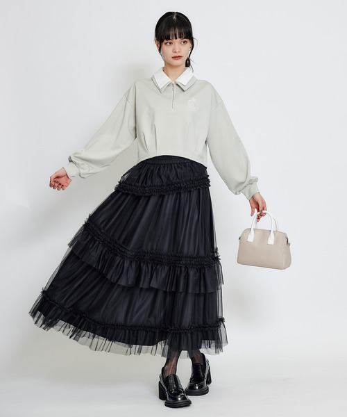 REDYAZEL（レディアゼル）の「レザーライクチャンキーヒールローファー（パンプス・レディース・ブラック・LARGE/MEDIUM）」の3枚目の写真