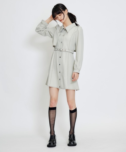 REDYAZEL（レディアゼル）の「レザーライクチャンキーヒールローファー（パンプス・レディース・ブラック・LARGE/MEDIUM）」の5枚目の写真