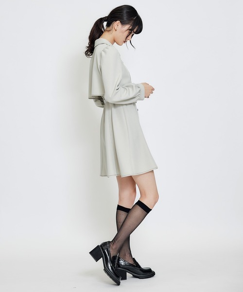 REDYAZEL（レディアゼル）の「レザーライクチャンキーヒールローファー（パンプス・レディース・ブラック・LARGE/MEDIUM）」の6枚目の写真