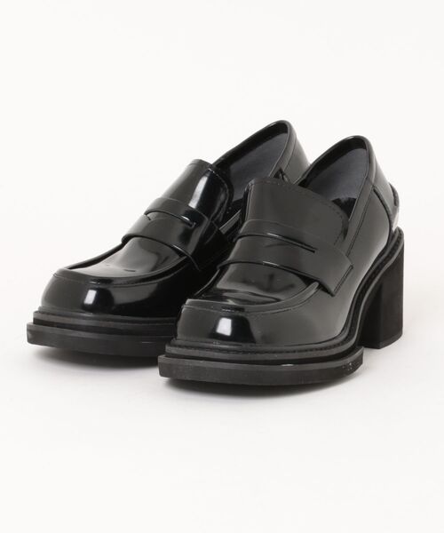 REDYAZEL（レディアゼル）の「レザーライクチャンキーヒールローファー（パンプス・レディース・ブラック・LARGE/MEDIUM）」の13枚目の写真