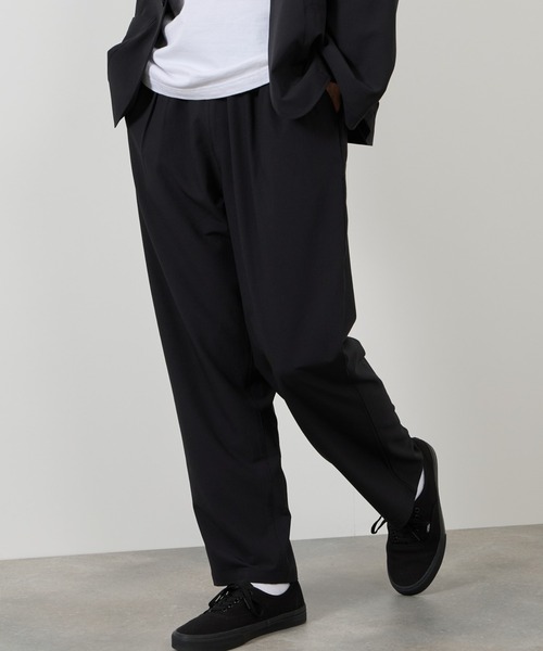URBAN COLLECTION(アーバンコレクション)の「URBANCOLLECTION ポリリップストップ テーラードジャケット&イージーパンツ セットアップ(セットアップ・メンズ・ブラック/ネイビー・XL/L/M)」の8枚目の写真