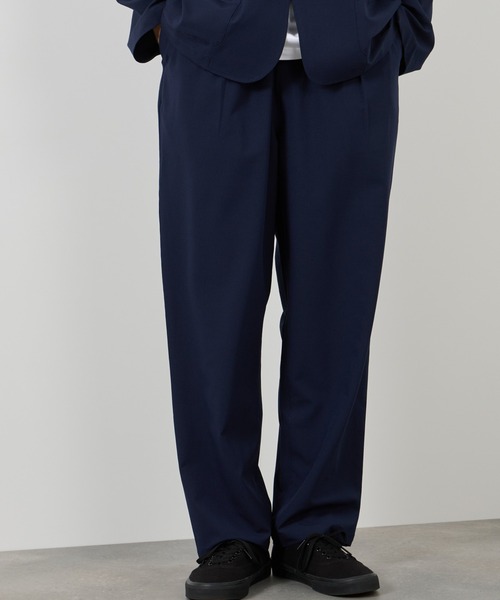 URBAN COLLECTION(アーバンコレクション)の「URBANCOLLECTION ポリリップストップ テーラードジャケット&イージーパンツ セットアップ(セットアップ・メンズ・ブラック/ネイビー・XL/L/M)」の10枚目の写真