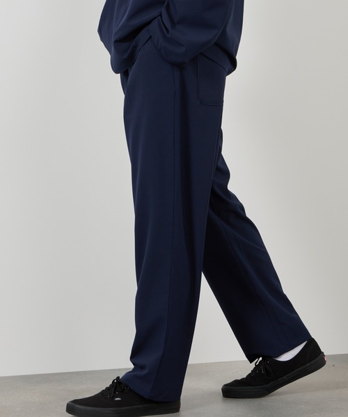 URBAN COLLECTION(アーバンコレクション)の「URBANCOLLECTION ポリリップストップ テーラードジャケット&イージーパンツ セットアップ(セットアップ・メンズ・ブラック/ネイビー・XL/L/M)」の11枚目の写真