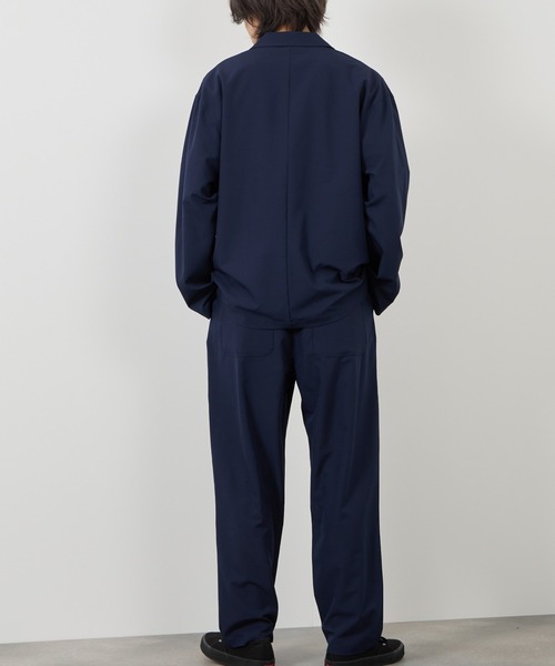 URBAN COLLECTION(アーバンコレクション)の「URBANCOLLECTION ポリリップストップ テーラードジャケット&イージーパンツ セットアップ(セットアップ・メンズ・ブラック/ネイビー・XL/L/M)」の18枚目の写真