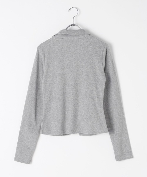 3.3 Field Trip （3.3フィールドトリップ）の「3.3 Field Trip／フロントシャーリングジップロングスリーブ（Tシャツ/カットソー・レディース・ブラック/ピンク/グレー・FREE）」の10枚目の写真