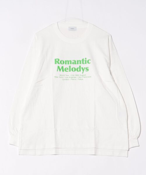 undeny.(アンディニ-)の「undeny/アンディニー Romantic L/S Tシャツ(Tシャツ/カットソー・レディース・チャコールグレー/ホワイト/ピンク・F)」の1枚目の写真