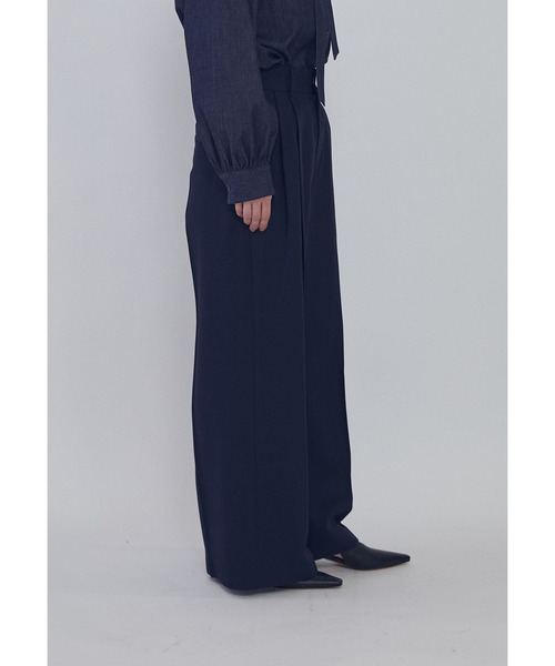 1er Arrondissement(プルミエアロンディスモン)の「ツイルワイドトラウザー(その他パンツ・レディース・ブルー系その他3・38/36)」の5枚目の写真