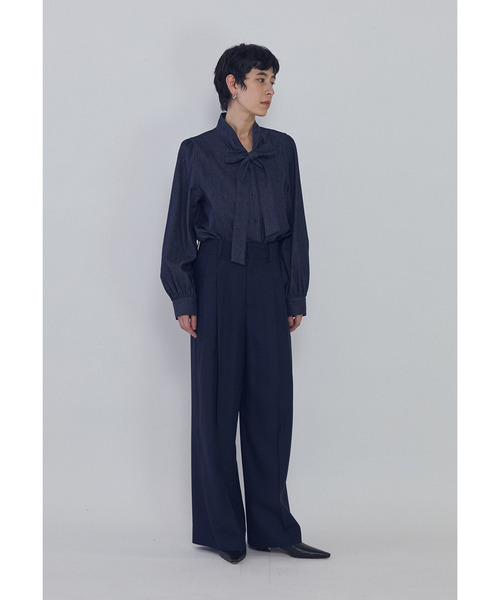 1er Arrondissement(プルミエアロンディスモン)の「ツイルワイドトラウザー(その他パンツ・レディース・ブルー系その他3・38/36)」の7枚目の写真