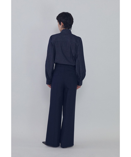 1er Arrondissement(プルミエアロンディスモン)の「ツイルワイドトラウザー(その他パンツ・レディース・ブルー系その他3・38/36)」の8枚目の写真