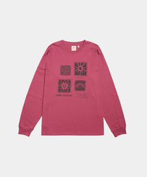HELLO SUNRISE（ハローサンライズ）の「Sun Stamp L/S Tee_Magenta Pink（Tシャツ/カットソー）」