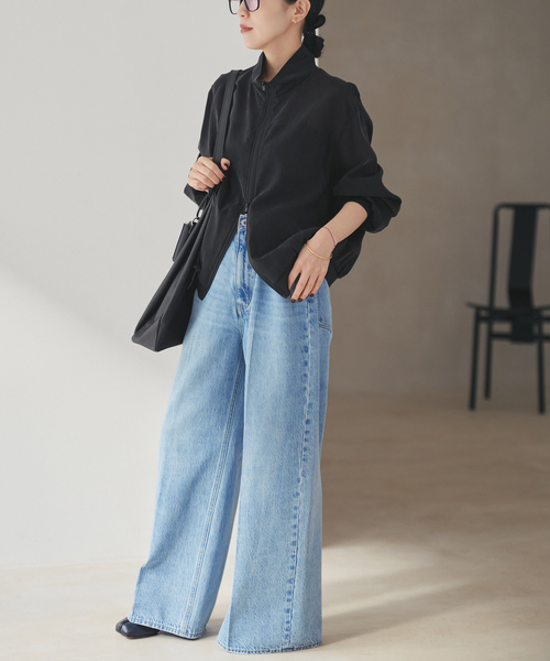 plage（プラージュ）の「《追加》Light ブルゾン 2（その他アウター・レディース・ブラック/ブラウン・FREE）」の7枚目の写真