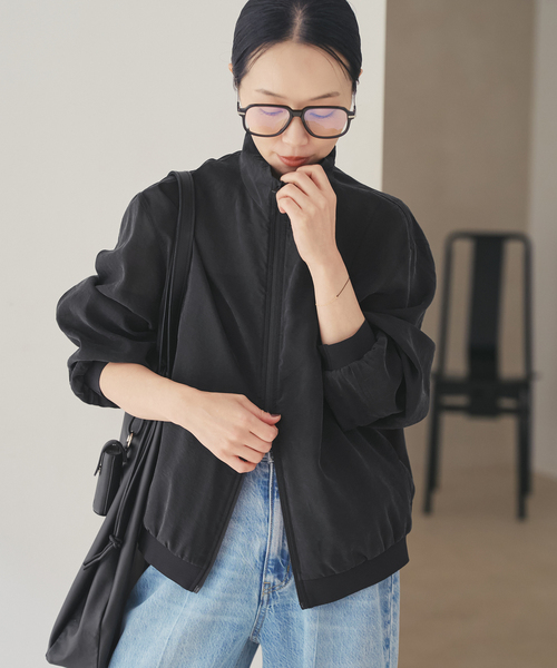 plage（プラージュ）の「《追加》Light ブルゾン 2（その他アウター・レディース・ブラック/ブラウン・FREE）」の10枚目の写真