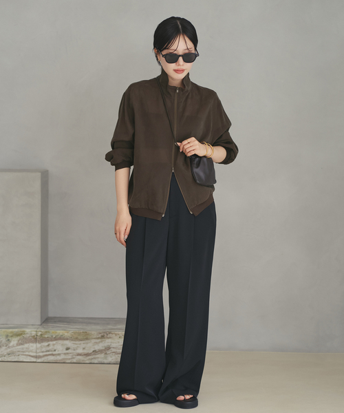 plage（プラージュ）の「《追加》Light ブルゾン 2（その他アウター・レディース・ブラック/ブラウン・FREE）」の16枚目の写真