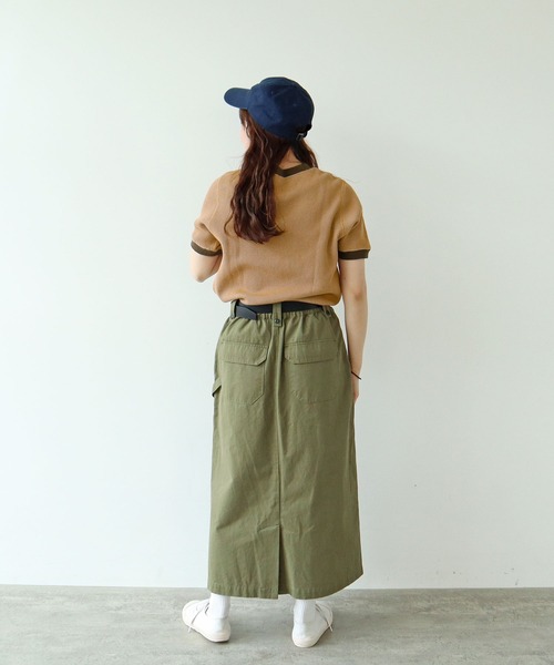 PAR ICI（パーリッシィ）の「タックワッフル 半袖カットソー（Tシャツ/カットソー・レディース・オレンジ・FREE）」の15枚目の写真