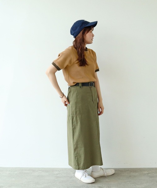 PAR ICI（パーリッシィ）の「タックワッフル 半袖カットソー（Tシャツ/カットソー・レディース・オレンジ・FREE）」の16枚目の写真