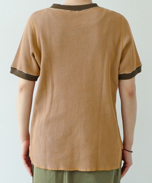 PAR ICI（パーリッシィ）の「タックワッフル 半袖カットソー（Tシャツ/カットソー・レディース・オレンジ・FREE）」の19枚目の写真