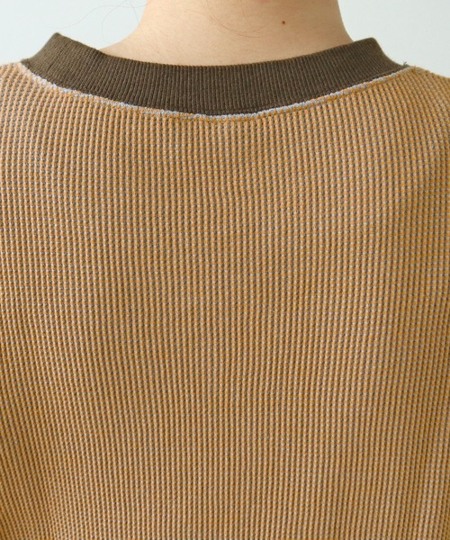 PAR ICI（パーリッシィ）の「タックワッフル 半袖カットソー（Tシャツ/カットソー・レディース・オレンジ・FREE）」の21枚目の写真