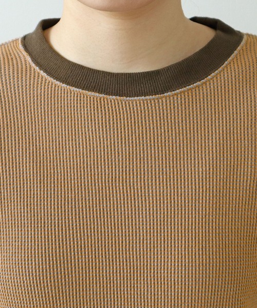 PAR ICI（パーリッシィ）の「タックワッフル 半袖カットソー（Tシャツ/カットソー・レディース・オレンジ・FREE）」の20枚目の写真