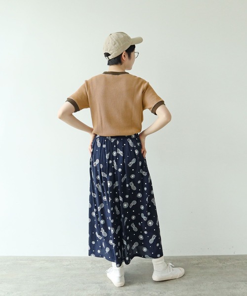 PAR ICI（パーリッシィ）の「タックワッフル 半袖カットソー（Tシャツ/カットソー・レディース・オレンジ・FREE）」の9枚目の写真