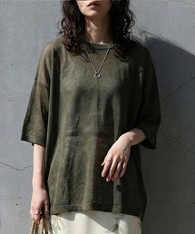 antiqua（アンティカ）の「シアーニット プルオーバー（ニット/セーター）」