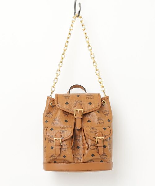 MCM（エムシーエム）の「AREN VI バックパック ミニ CO、ワンサイズ（バックパック/リュック・レディース・ブラウン・mini）」の3枚目の写真
