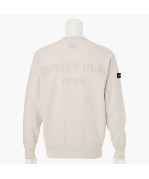 BRIEFING（ブリーフィング）の「【BRIEFING GOLF／ブリーフィングゴルフ】MEN’S BACK LOGO CREWNECK KNIT（Tシャツ/カットソー・メンズ・ベージュ/ネイビー/グレー・M/L/XL/S）」の21枚目の写真