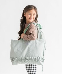 DRC branshes（ディーアールシーブランシェス）の「【DRC/WEB限定/通学シリーズ】フリルレッスンバッグ（大）（トートバッグ）」