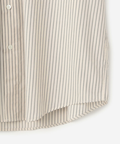 GYMPHLEX（ジムフレックス）の「Gymphlex | タイプライター バンドカラー 長袖シャツ STRIPE MEN（シャツ/ブラウス・メンズ・ホワイト系その他5・M/L）」の4枚目の写真