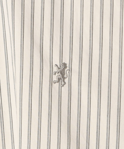 GYMPHLEX（ジムフレックス）の「Gymphlex | タイプライター バンドカラー 長袖シャツ STRIPE MEN（シャツ/ブラウス・メンズ・ホワイト系その他5・M/L）」の5枚目の写真
