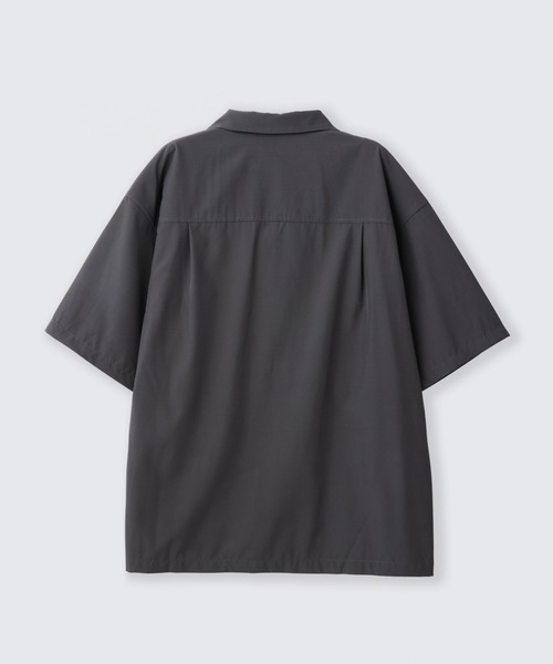 WILD THINGS(ワイルドシングス)の「オープンカラーポケットシャツ│OPEN COLLAR POCKET SHIRT(シャツ/ブラウス・メンズ・オリーブ/ブラック/グレー・XL/L/M/S)」の7枚目の写真