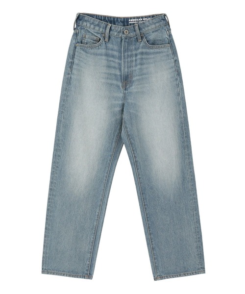 AMERICAN HOLIC（アメリカンホリック）の「ルーズストレートデニムパンツ（デニムパンツ・レディース・グレー/ワンウォッシュ/ライトインディゴブルー・M/L/S）」の17枚目の写真