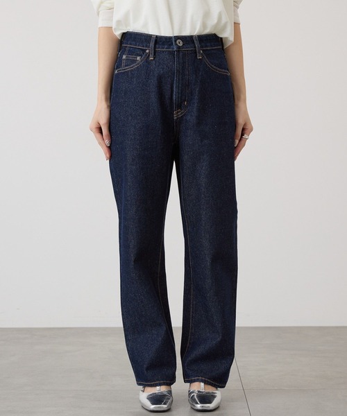 AMERICAN HOLIC（アメリカンホリック）の「ルーズストレートデニムパンツ（デニムパンツ・レディース・グレー/ワンウォッシュ/ライトインディゴブルー・M/L/S）」の8枚目の写真