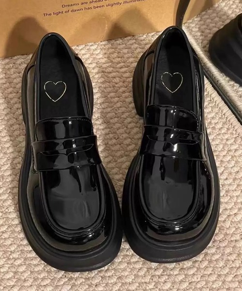 WESTSEA(ウエストシー)の「厚底コインローファー(ローファー・レディース・ブラック/ブラック系その他・S/M/L/XL)」の10枚目の写真