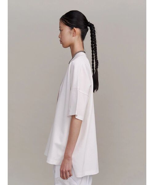 UN3D.（アンスリード）の「STRATUM GRAPHIC T-SH / ストレイタムグラフィックティーシャツ（Tシャツ/カットソー・レディース・ブラック/ホワイト・38/44）」の4枚目の写真