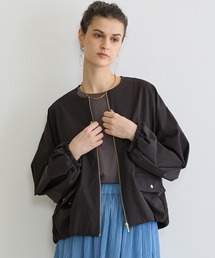 NICOLE white（ニコルホワイト）の「ZIPバルーンブルゾン（ブルゾン）」