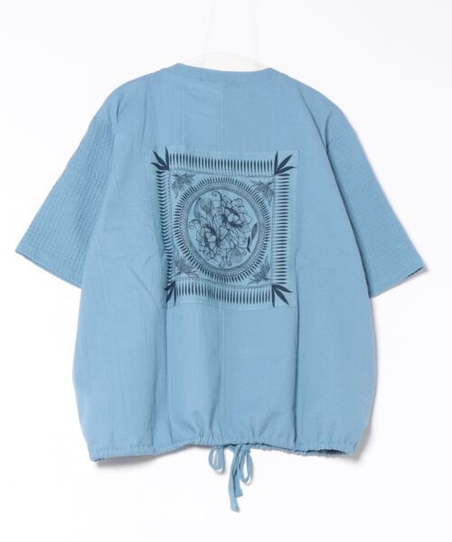 チャイハネ(チャイハネ)の「【チャイハネ】ラヴィリアMEN'Sトップス(その他トップス・メンズ・インディゴブルー/ライトインディゴブルー・FREE)」の2枚目の写真