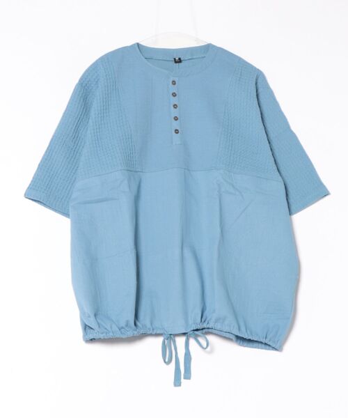 チャイハネ(チャイハネ)の「【チャイハネ】ラヴィリアMEN'Sトップス(その他トップス・メンズ・インディゴブルー/ライトインディゴブルー・FREE)」の3枚目の写真