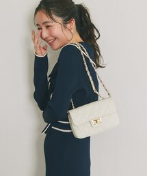 オウレンティ/キルティングチェーンバッグ