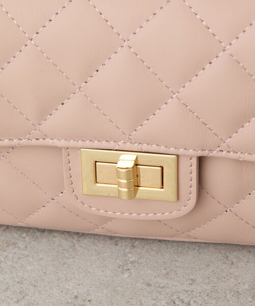 La boutique BonBon（ラブティックボンボン）の「オウレンティ/キルティングチェーンバッグ（トートバッグ・レディース・ピンク/オフホワイト・FREE）」の20枚目の写真