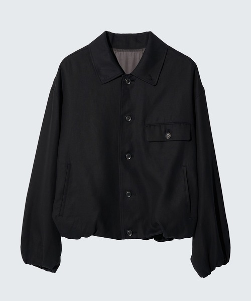 SOSHIOTSUKI(ソウシオオツキ)の「【SOSHIOTSUKI/ソウシオオツキ】BUBBLE HEM BLOUSON(ブルゾン・メンズ・ダークグレー・44/46)」の1枚目の写真