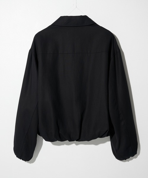 SOSHIOTSUKI(ソウシオオツキ)の「【SOSHIOTSUKI/ソウシオオツキ】BUBBLE HEM BLOUSON(ブルゾン・メンズ・ダークグレー・44/46)」の2枚目の写真