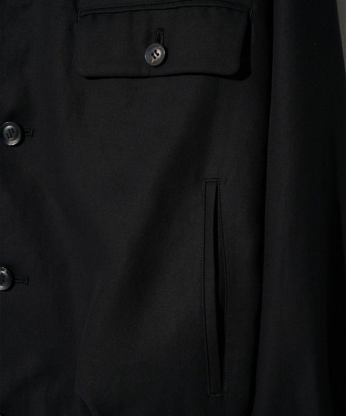 SOSHIOTSUKI(ソウシオオツキ)の「【SOSHIOTSUKI/ソウシオオツキ】BUBBLE HEM BLOUSON(ブルゾン・メンズ・ダークグレー・44/46)」の4枚目の写真