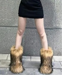 almo（アルモ）の「レディース フェイクファーブーツ Y2K 韓国 HIPHOP(BDS)（ブーツ）」