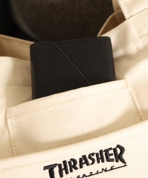 THRASHER（スラッシャー）の「THRASHER OUTPOCKET TOTEBAG（トートバッグ・メンズ・ホワイト系/ホワイト×ブラック・FREE）」の15枚目の写真