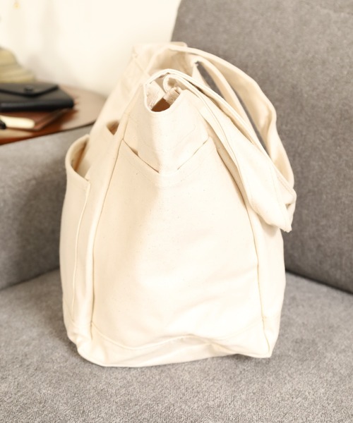 THRASHER（スラッシャー）の「THRASHER OUTPOCKET TOTEBAG（トートバッグ・メンズ・ホワイト系/ホワイト×ブラック・FREE）」の17枚目の写真