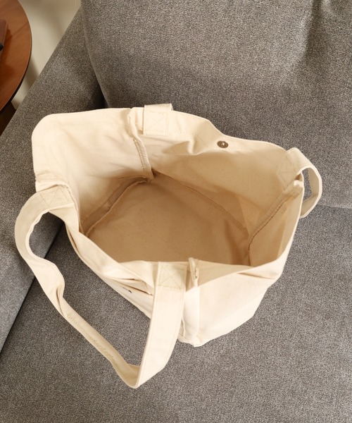 THRASHER（スラッシャー）の「THRASHER OUTPOCKET TOTEBAG（トートバッグ・メンズ・ホワイト系/ホワイト×ブラック・FREE）」の21枚目の写真
