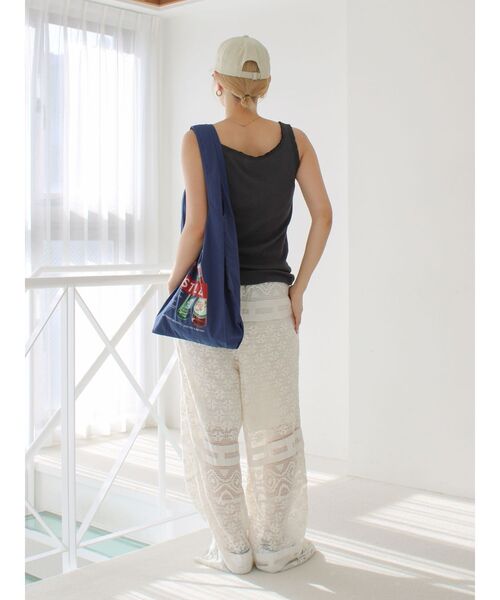 Ungrid(アングリッド)の「レースデザインラフパンツ(その他パンツ・レディース・グリーン/ブラック/オフホワイト・FREE)」の18枚目の写真